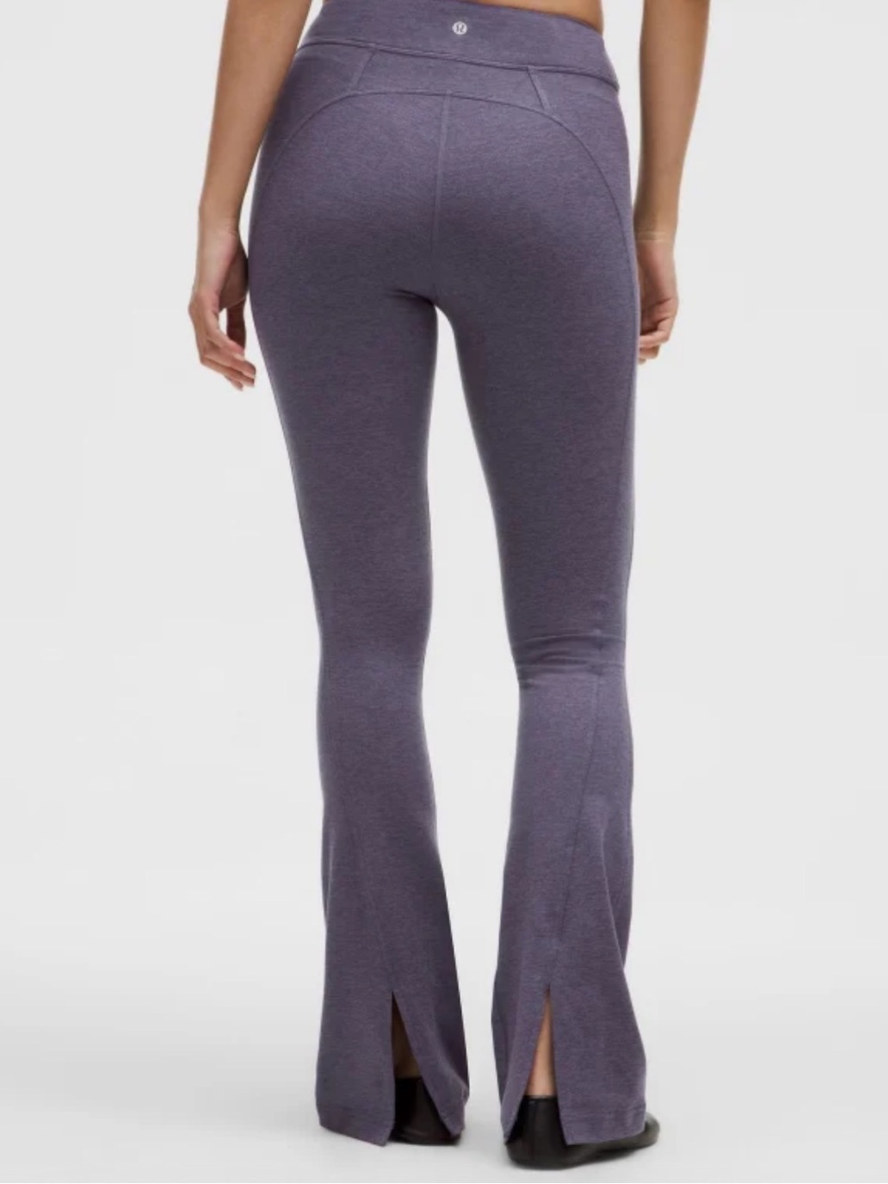 Lululemon Softy Suedey Split-Hem High-Rise Mini-Flare Pant Nightfall Size 4